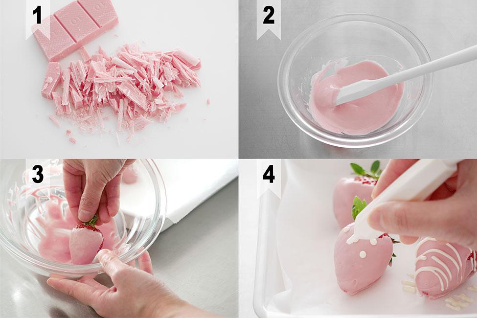 iいちごチョコ工程