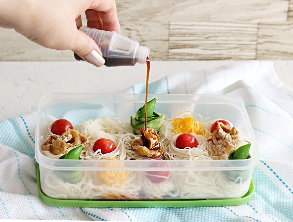 素麺　弁当　冷やしうどん　弁当　冷やしきつね　弁当　お弁当　IMG_3102