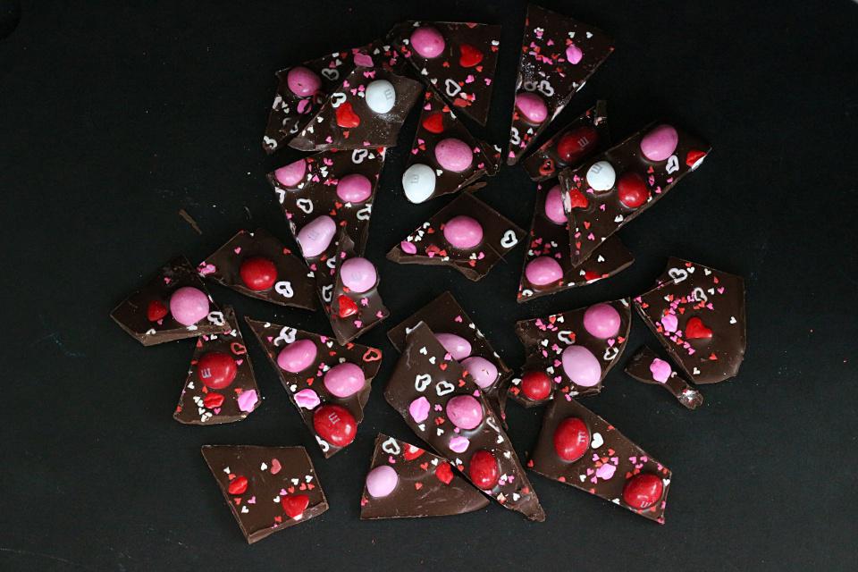 バレンタイン　チョコレートバーク　手作り　IMG_7320
