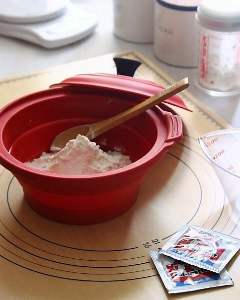 スプーンで簡単生地作り
