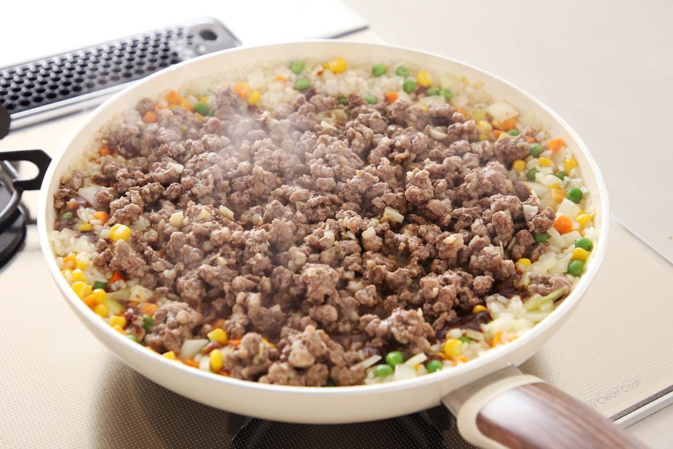 カレーピラフ完成