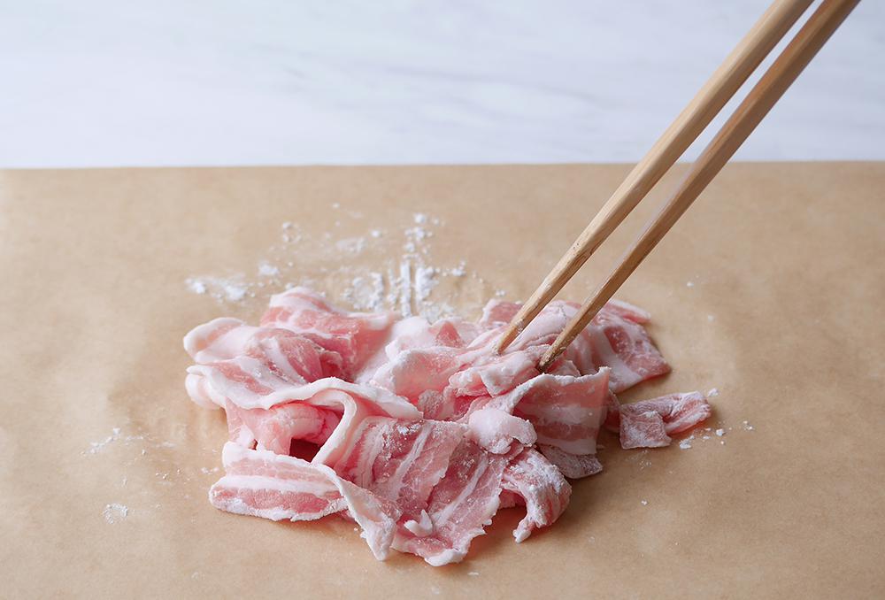k豚ばら片栗粉