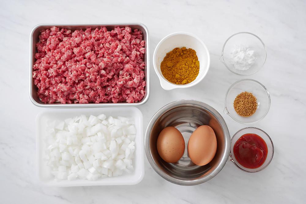 kキーマカレー材料