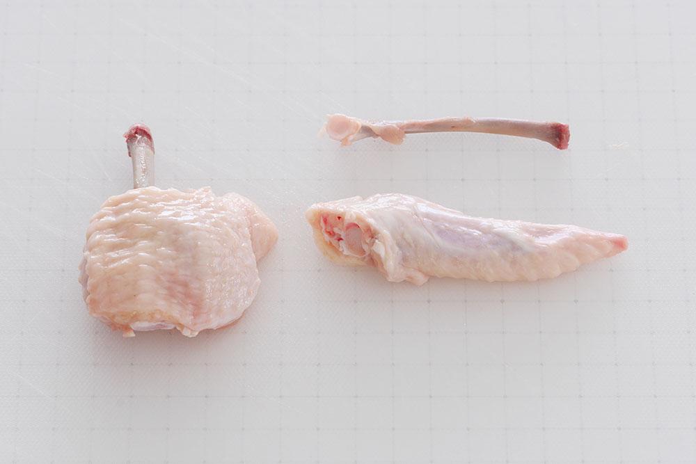 鶏のチューリップから揚げのパーツ